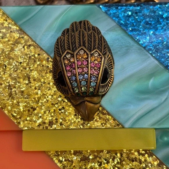 Kurt Geiger London Kensington Acrylic Clutch Bag - Picture 6 of 6